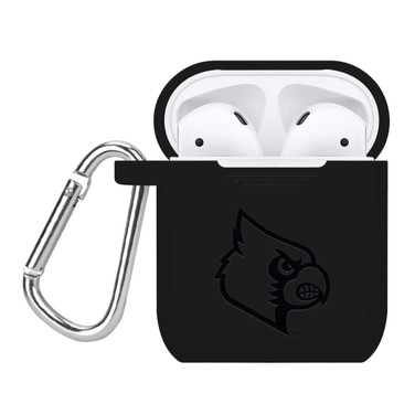 Image of Louisville Cardinals Engraved Compatible with Apple AirPods Case Cover (Black)