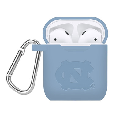 North Carolina Tar Heels Engraved Compatible with Apple AirPods Case Cover (Light Blue)