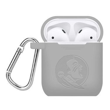 Image of Florida State Seminoles Engraved Compatible with Apple AirPods Case Cover (Gray)