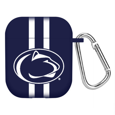 Image of Penn State Nittany Lions HD Compatible with Apple AirPods Gen 1&2 Case Cover - Stripes