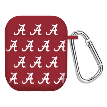 Image of Alabama Crimson Tide HD Compatible with Apple AirPods Gen 1&2 Case Cover - Repeating