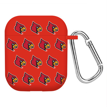 Louisville Cardinals HD Compatible with Apple AirPods Gen 1&2 Case Cover - Repeating