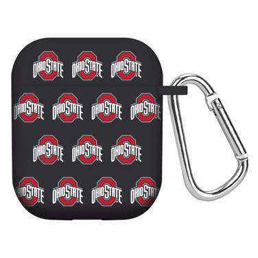 Ohio State Buckeyes HD Compatible with Apple AirPods Gen 1 & 2 Case Cover - Repeating