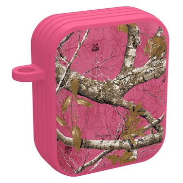 Image of Realtree Edge HDX Case Cover Compatible with Apple AirPods Gen 1 & 2 (Pink)