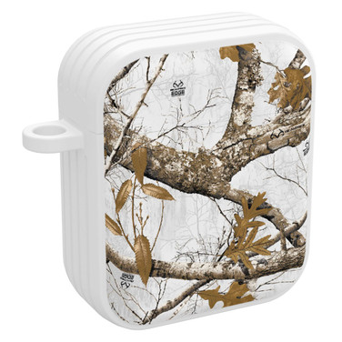 Image of Realtree Edge HDX Case Cover Compatible with Apple AirPods Gen 1 & 2 (Snow)