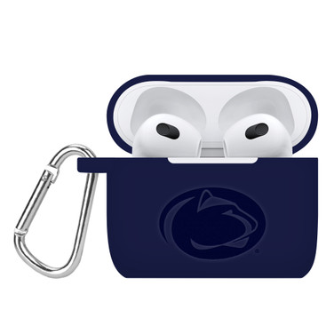 Penn State Nittany Lions Engraved Silicone Compatible with Apple AirPods Gen 3 Case Cover (Navy)