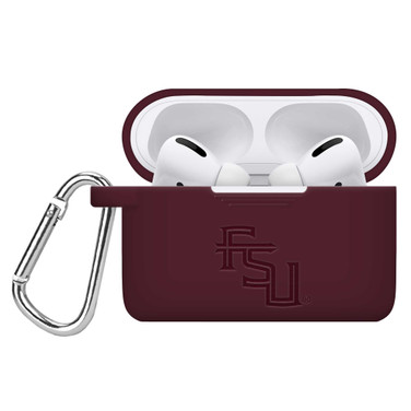 Image of Florida State Seminoles Engraved Compatible with Apple AirPods Pro Case Cover (Maroon)