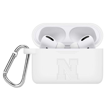 Image of Nebraska Huskers Engraved Compatible with Apple AirPods Pro Case Cover (White)