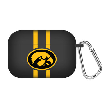 Image of Iowa Hawkeyes HD Compatible with Apple AirPods Pro Case Cover - Stripes