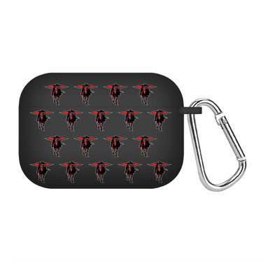 Image of Texas Tech Red Raiders HD Compatible with Apple AirPods Pro Case Cover - Repeating