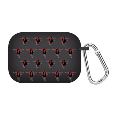 Texas Tech Red Raiders HD Compatible with Apple AirPods Pro Case Cover - Repeating