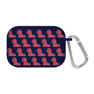 Mississippi Ole Miss Rebels HD Compatible with Apple AirPods Pro Case Cover - Repeating