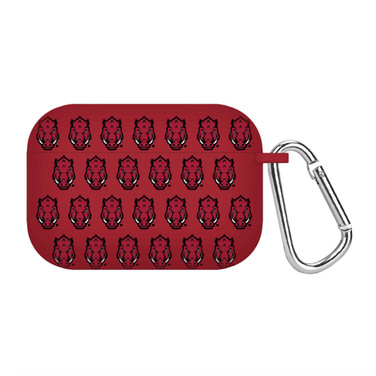 Image of Arkansas Razorbacks HD Compatible with Apple AirPods Pro Case Cover - Repeating