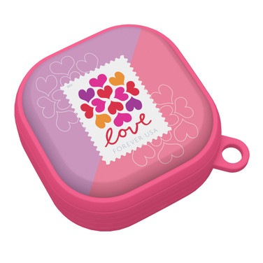 Image of US Postal Service Valentines HDX Compatible with Samsung Galaxy Buds Pro Case Cover (USPS Hearts)