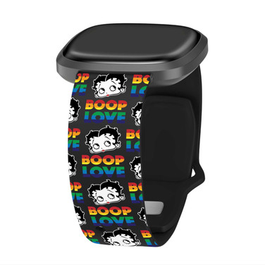 Image of Betty Boop Pride Love HD Compatible with Fitbit Versa 3 & Sense Watch Band - Boop Love