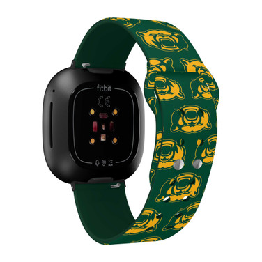 Image of Baylor Bears HD Watch Band Compatible with Fitbit Versa 3 and Sense - Repeating