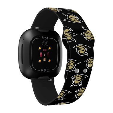 Image of Central Florida Knights HD Watch Band Compatible with Fitbit Versa 3 and Sense - Repeating
