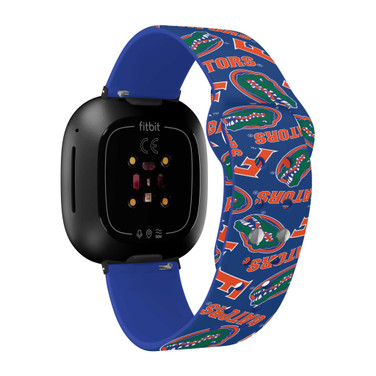 Image of Florida Gators HD Watch Band Compatible with Fitbit Versa 3 and Sense - Random Pattern