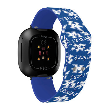 Image of Kentucky Wildcats HD Watch Band Compatible with Fitbit Versa 3 and Sense - Random Pattern