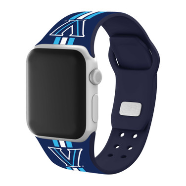 Image of Villanova Wildcats HD Watch Band Compatible with Apple Watch - Stripes