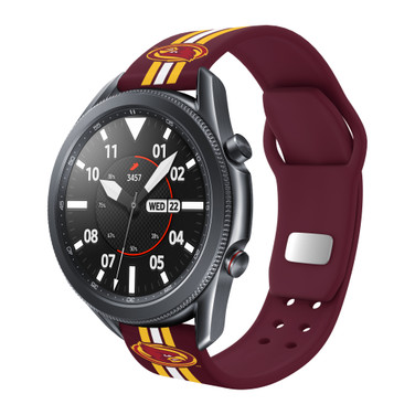 Iowa State Cyclones HD Watch Band Compatible with Samsung Galaxy Watch - Stripes
