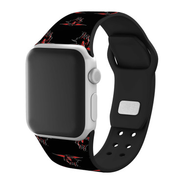 Image of Texas Tech Red Raiders HD Watch Band Compatible with Apple Watch - Repeating