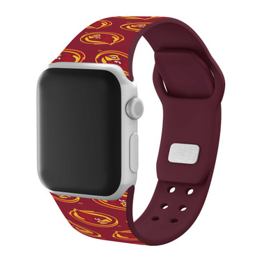 Image of Iowa State Cyclones HD Watch Band Compatible with Apple Watch - Repeating