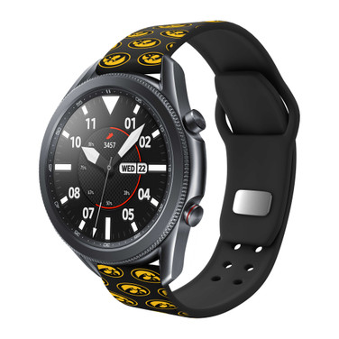 Image of Iowa Hawkeyes HD Watch Band Compatible with Samsung Galaxy Watch - Repeating