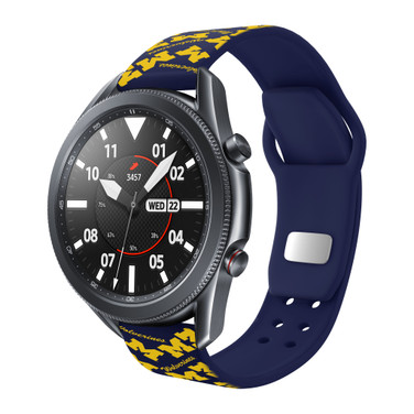 Michigan Wolverines HD Watch Band Compatible with Samsung & More - Random Pattern