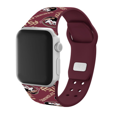 Florida State Seminoles HD Watch Band Compatible with Apple Watch - Random Pattern