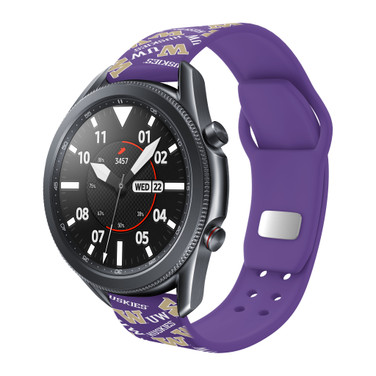 Washington Huskies HD Watch Band Compatible with Samsung Galaxy Watch - Random Pattern