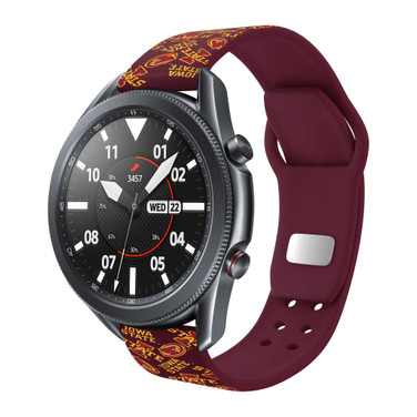 Image of Iowa State Cyclones HD Watch Band Compatible with Samsung Galaxy Watch - Random Pattern