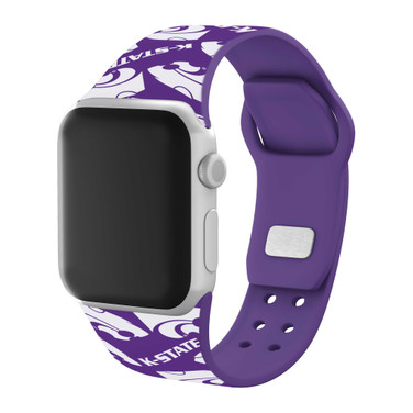Image of Kansas State Wildcats HD Watch Band Compatible with Apple Watch - Random Pattern