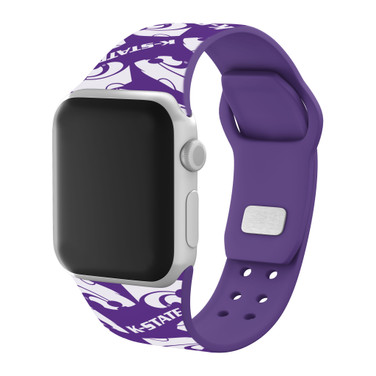 Kansas State Wildcats HD Watch Band Compatible with Apple Watch - Random Pattern