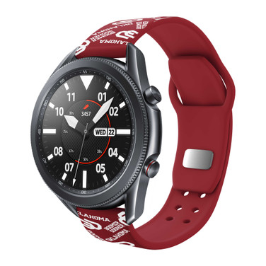 Image of Oklahoma Sooners HD Watch Band Compatible with Samsung Galaxy Watch - Random Pattern