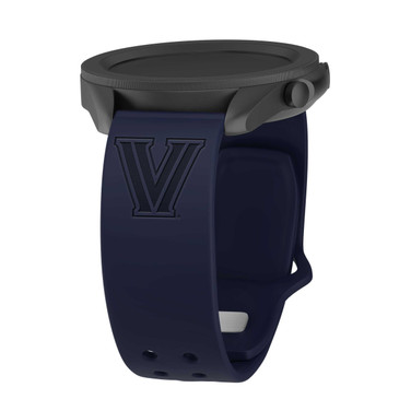 Image of Villanova Wildcats Engraved Silicone Sport Quick Change Watch Band - Navy Blue