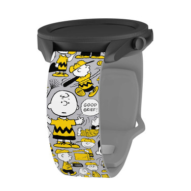 Image of Peanuts Classic Charlie Brown HD Watch Band Compatible with Samsung Galaxy Watch