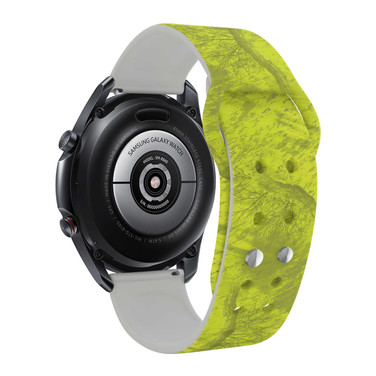 Image of Realtree Fishing Lime Green HD Watch Band Compatible with Samsung Galaxy Watch