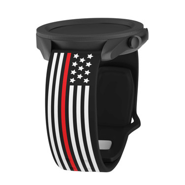 Image of AFFINITY BANDS FireFighter First Responder HD Quick Change Watch Band Compatible with Samsung Galaxy Watch Band First Responders Style 4