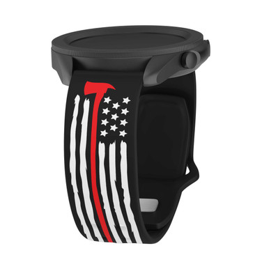 Image of AFFINITY BANDS FireFighter First Responder HD Quick Change Watch Band Compatible with Samsung Galaxy Watch Band First Responders Style 5