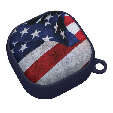 Image of USA Flag HDX Compatible with Samsung Galaxy Buds Pro Case Cover (Flag)