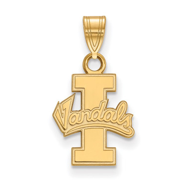 10k Yellow Gold LogoArt University of Idaho Vandals Small Pendant