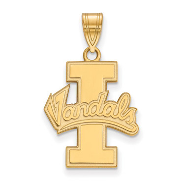 14k Yellow Gold LogoArt University of Idaho Vandals Large Pendant