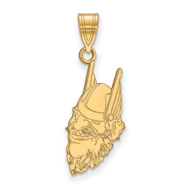 Image of 10k Yellow Gold LogoArt University of Idaho Joe Vandal Large Pendant