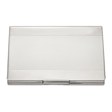 Silver-plated Satin Business Card Holder (Gifts)