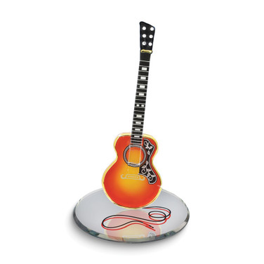 Glass Baron Cherry Acoustic Guitar Glass Figurine (Gifts)