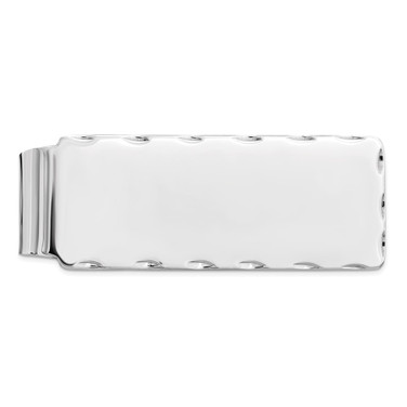 Sterling Silver Rhodium-plated Money Clip QQ46