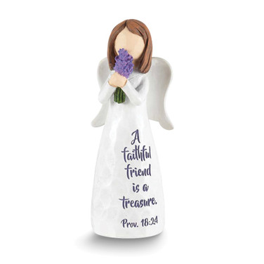 A Faithful Friend Proverbs 18:24 Resin Angel Statue (Gifts)