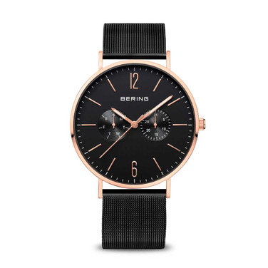Image of Bering Time - Classic - Mens Polished Rose Gold-tone Watch - 14240-163