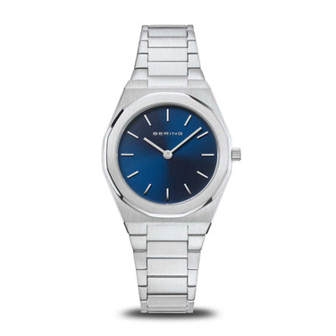 Image of Bering Time - Classic - Womens Polished/Brushed Silver-tone Watch - 19632-707